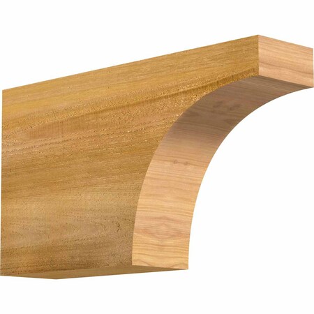 Ekena Millwork Huntington Rough Sawn Rafter Tail, Western Red Cedar, 4"W x 10"H x 18"L RFT04X10X18HUN00RWR